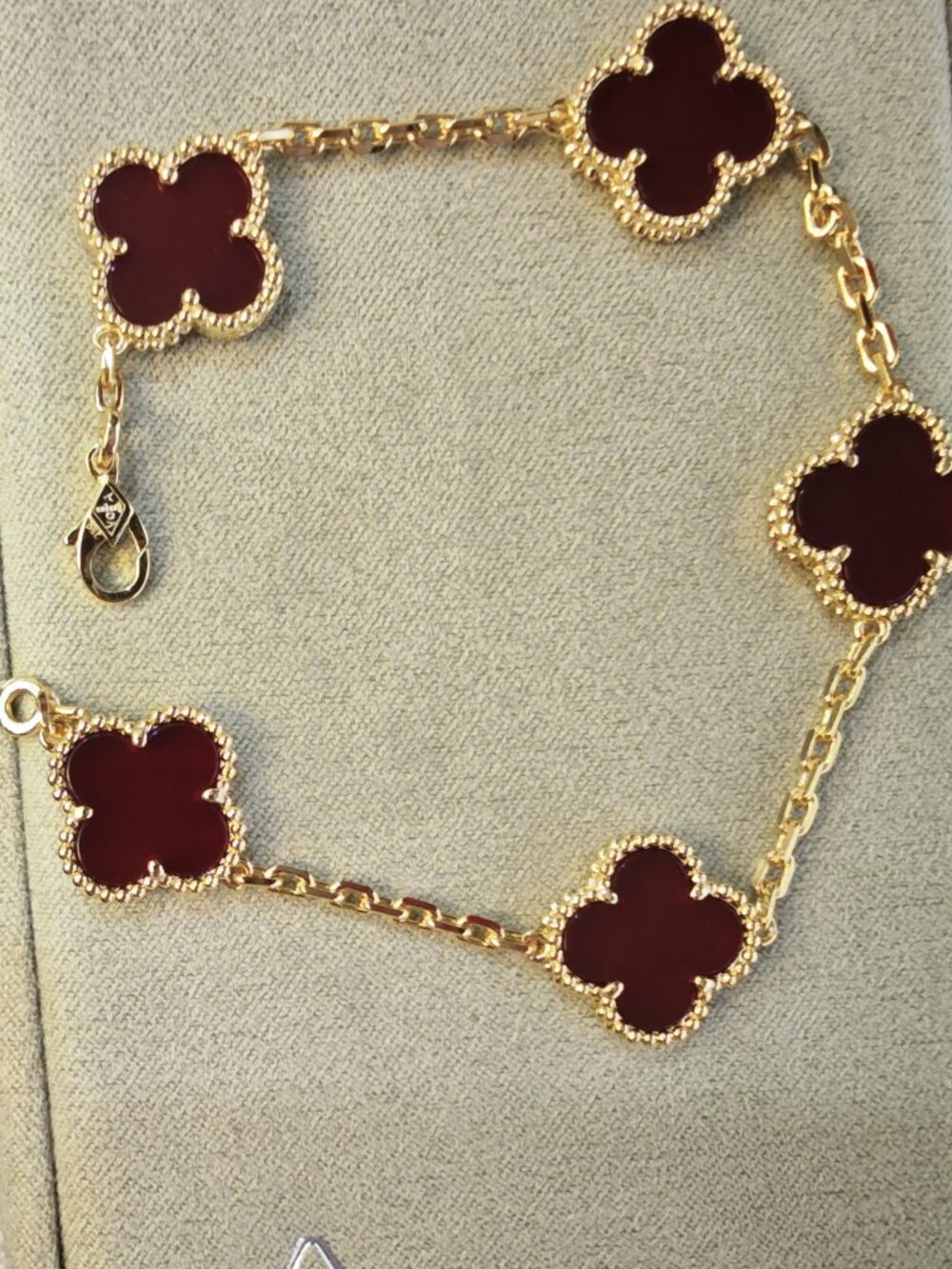 Van Cleef & Arpels red bracelet